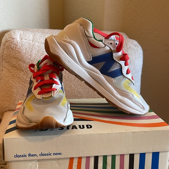 NB x STAUD 57/40 UNISEX SNEAKER WHITE - Picture 4 of 7